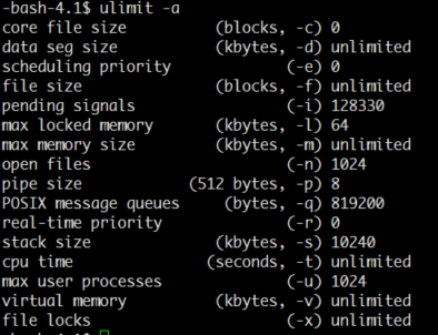 ulimit